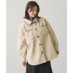 RETRO GIRL シェルステッチFウールジャケットのサムネイル