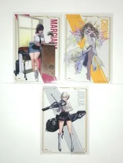 勝利の女神:NIKKE クリアブロマイド クラウン＆マルチャーナ＆ジュリア