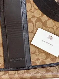 COACH シグネチャー ショルダーバッグ ブラウン
