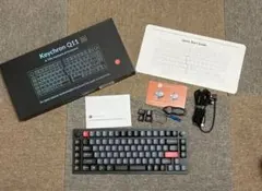 専用ケース付】Keychron Q11 分割型キーボード 赤軸 US配列 - メルカリ