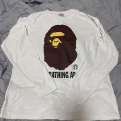 A BATHING APE XL ホワイト Tシャツ ロンT - メルカリ