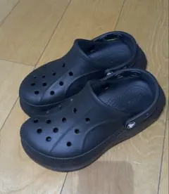 クロックス 厚底クロッグ ブラック