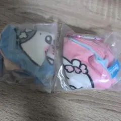 ちいかわ　ダイカットポーチ　ハチワレ　ちいちゃん