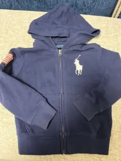 【美品】Polo Ralph Lauren ネイビー パーカー 3T