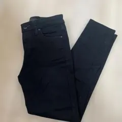 ユニクロ ウルトラストレッチジーンズ ブラックスキニーデニムパンツ テーパード