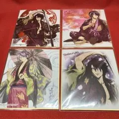 銀魂　色紙ART ミニ色紙　高杉晋助　4枚セット