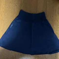 裏起毛PCIネイビーウエストゴムスカート