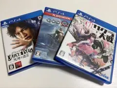 【PS4】JUDGE EYES・新サクラ大戦・GOD OF WAR 3本セット