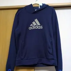 adidas プルオーバーパーカー ネイビー