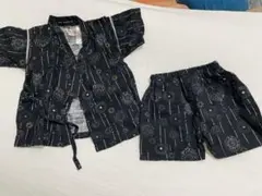 花火模様の　甚平 サイズ90