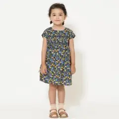 Little s.t. by s.t.closet シャーリングワンピース140