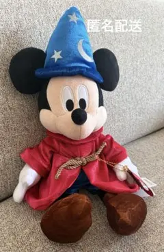ミッキー マウス　魔法使いの弟子　ファンタジア　ぬいぐるみ　羽田　キーホルダー