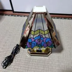 ステンドグラス風テーブルランプ