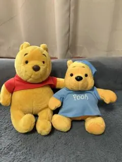 くまのプーさん　レトロぬいぐるみセット　クラッシック　ディズニー貴重昭和レア年代