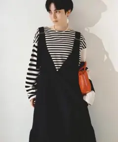 ADAM ET ROPÉ AER オーバーオールジャンパースカート