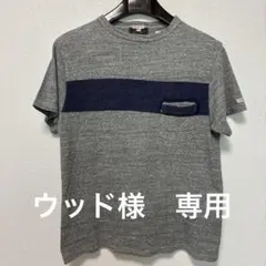 KAPTAIN SUNSHINE ビームスプラスTシャツ グレー/ネイビーのサムネイル