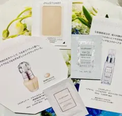 ジルスチュアート　下地　ファンデーション　ヘアオイル　サンプル