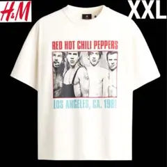 新品 H&M × レッドホットチリペッパーズ コラボ バンドTシャツ XXL.