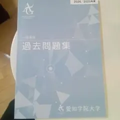 愛知学院大学　2025 2026 一般選抜過去問題集　入試問題集　過去問