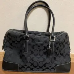 COACH】コーチ 21151 シグネチャー トートバッグ チャームあり - メルカリ