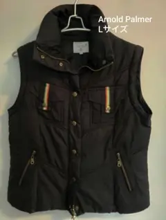 Arnold Palmeアーノルドパーマー Lサイズ 中綿ベスト　黒ブラック