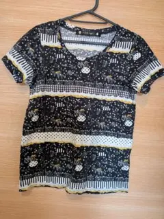 franche lippée 総柄半袖Tシャツ