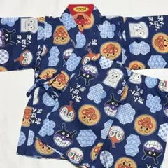 【新品】アンパンマン 甚平 80cm 綿100% お祭り