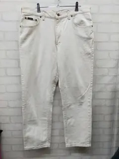 90'S LEE USA製 デニムパンツ ホワイト　白　テーパード