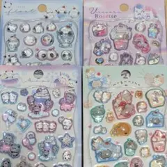 【海外正規品】ぷっくりシール4シートセット　プクプクシール