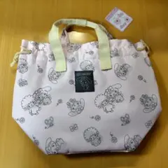 保冷巾着トートバッグ　スモーキーカラー　マイメロディ