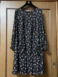 【美品】ペイトンプレイス　大きいサイズ46　ワンピース　てふてふ