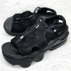 【美品】ナイキ25㌢ エアマックスココサンダル ブラック×ブラック　フルブラック