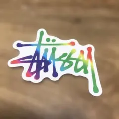 Stussy 防水ステッカー レインボーロゴのサムネイル