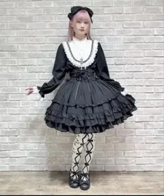 CATCOCOON サスペンダーミニスカート L ブラック - メルカリ