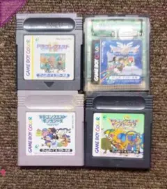 ●GBソフト ドラゴンクエスト I・II III モンスターズ1 2 箱説なし