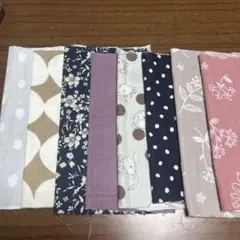 ダブルガーゼ8枚セット ナチュラル系