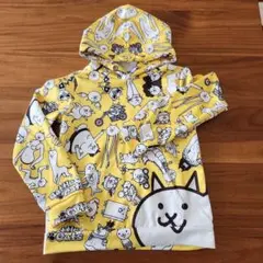 にゃんこ大戦争　パーカー　黄色