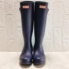 【Hunter】ハンター レインブーツ オリジナルストライプ22.5cm