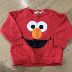 SESAME STREET エルモ トレーナー 90 赤