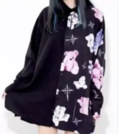 TRAVAS TOKYO クマ柄長袖シャツ FREEサイズのサムネイル