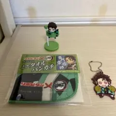 鬼滅の刃 炭治郎 デコラpic キーホルダー　ハンカチ
