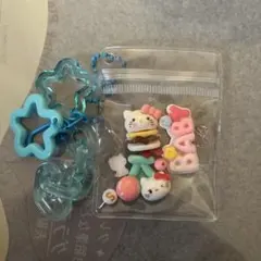 ハローキティ デコパーツ キーホルダー