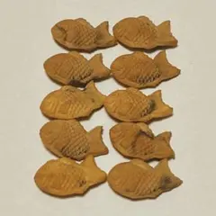 ミニチュアたい焼き　10個入り あんこ　粘土　フェイクフード