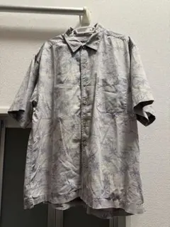 Eddie Bauer 半袖シャツ ヤシの木柄 Lのサムネイル