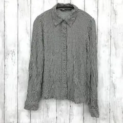 ☆ ZARA ☆ザラ シャツ ブラウス 千鳥格子 長袖 Mサイズ