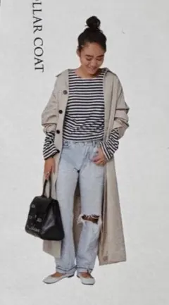 Whim Gazette◆ステンカラーコート 金子綾さん着用