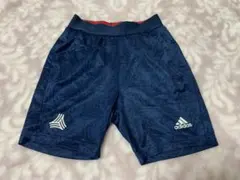 adidas ハーフパンツ ネイビー スポーツウェア総柄