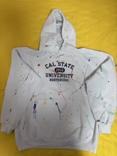 古着　Championペイントパーカー