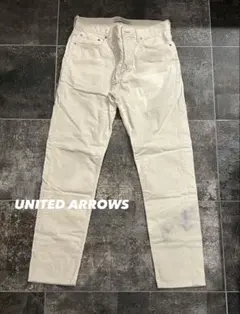 UNITED ARROWS ホワイト ストレートデニムのサムネイル