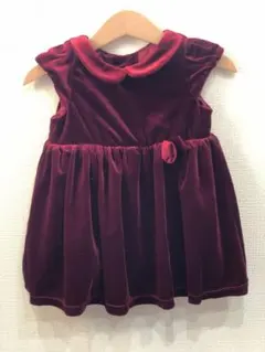 ベビードレス 襟付き、ダックレード、発表会　セレモニー ドレス　ワンピース